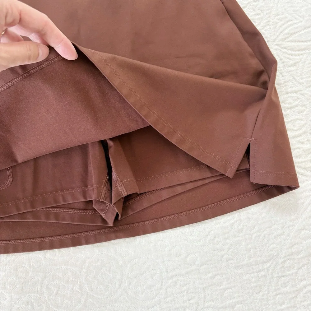 Girlfriend Collective Sport Skort, Earth XS - Picture 3 of 5
